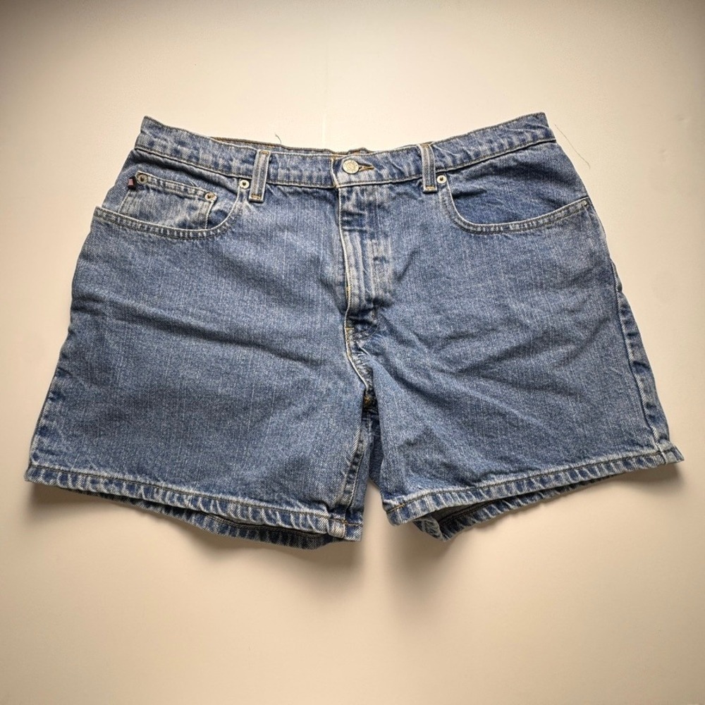 Polo Jeans Co Ralph Lauren Denim Shorts Womens 14 Blue 5 Inch Saturday Short RL